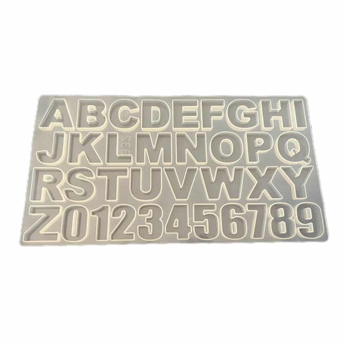 قالب سیلیکونی رزین مدل حروف انگلیسی کد 1 وارداتی