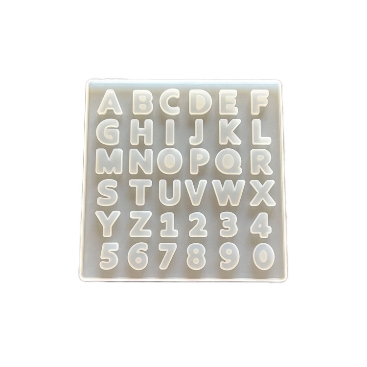 قالب سیلیکونی رزین مدل حروف انگلیسی کد 2 وارداتی