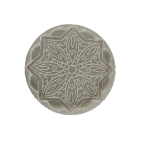 قالب سیلیکونی رزین مدل دایره طرح دار کد 3 وارداتی