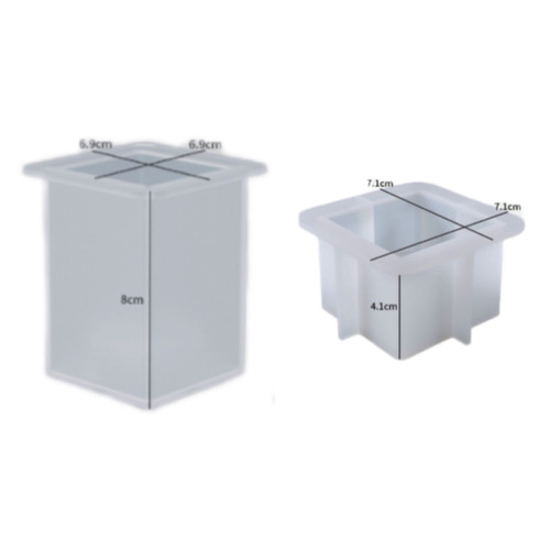 قالب رزین شمع مجموعه دو عددی وارداتی