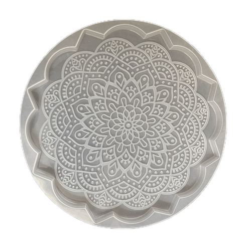 قالب سیلیکونی رزین مدل دایره طرح دار کد 5 وارداتی