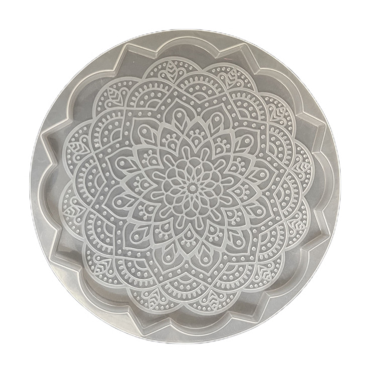 قالب سیلیکونی رزین مدل دایره طرح دار کد 5 وارداتی