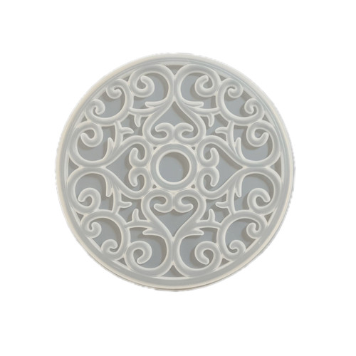 قالب سیلیکونی رزین مدل دایره طرح دار کد 6 وارداتی