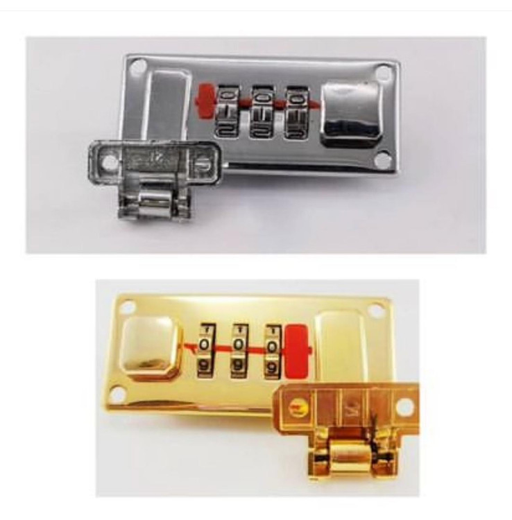 قفل رمزدار (رمز از رو) 30 * 65 میل آهنی بسته 100 جفتی وارداتی