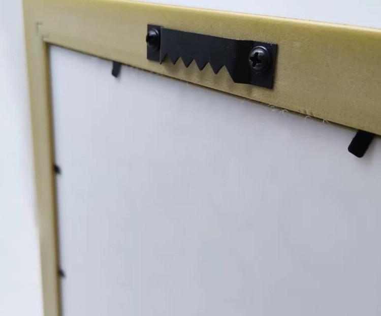 بست پشت قاب اره ای طلایی بسته 1000 عددی