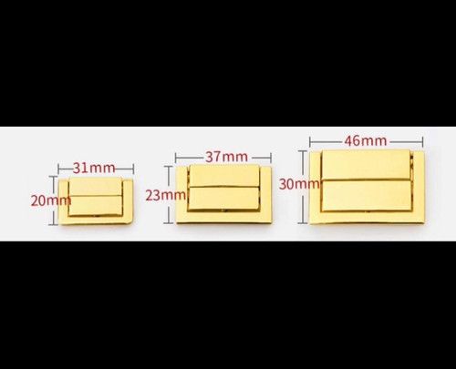 چفت سامسونتی طرح افقی طلایی بسته 100 عددی وارداتی