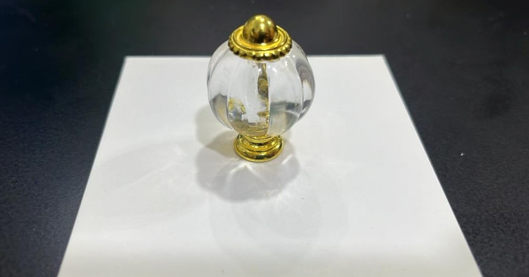 دستگیره گوی 4 * 4 سانت طلایی پلاستیکی بسته 100 عددی وارداتی