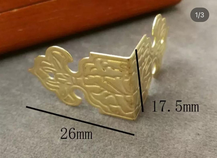 نبشی جعبه 26 * 17/5 میل آهنی بسته 100 عددی وارداتی