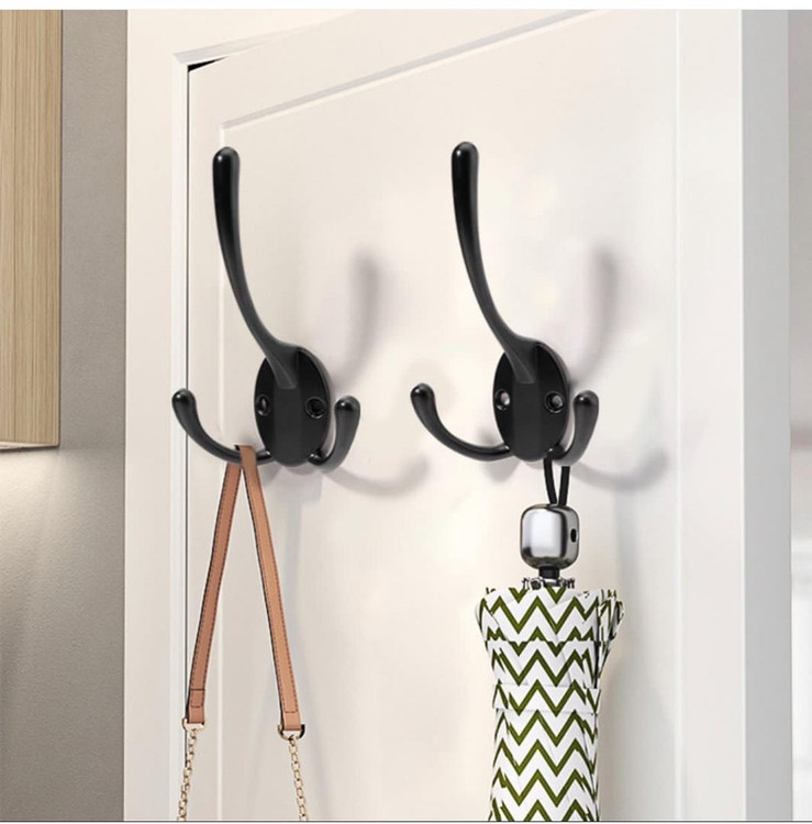 آویز دو قلاب 10 سانت زردقلم بسته 50 عددی وارداتی