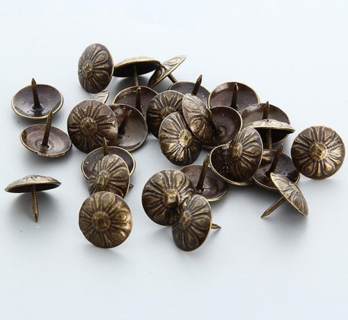 پونز مبلی آهنی طلایی و زردقلم بسته 1000 عددی وارداتی