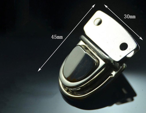 قفل قلبی 3 * 4 سانت آهنی نقره ای و طلایی بسته 50 عددی وارداتی