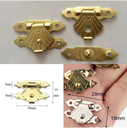 چفت آنتیک صدفی ۲۹×۱۸ میلیمتر بسته 1000 عددی وارداتی