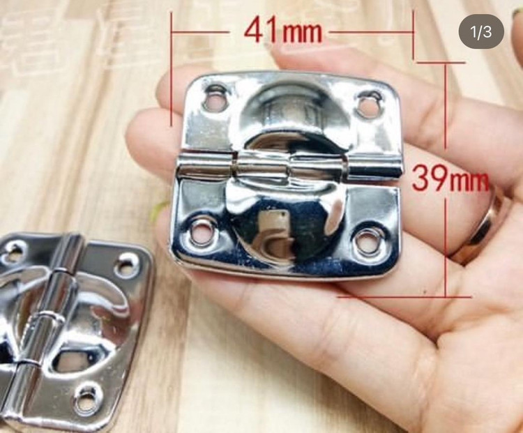 لولا باکس نقره ای 39 * 41 میل آهنی بسته 100 عددی وارداتی