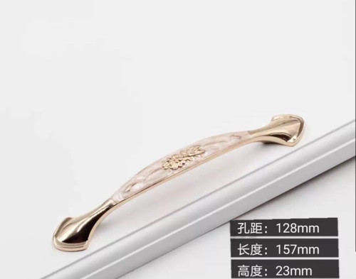 دستگیره آلومینیومی طرح گل 10 سانت رزگلد بسته 50 عددی وارداتی