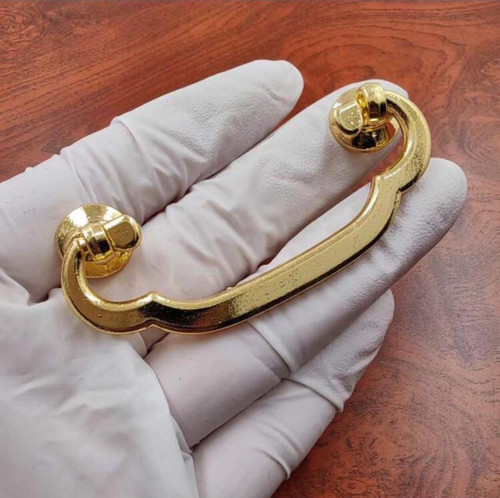 دستگیره سربی پولک متصل 7 سانت طلایی بسته 100 عددی وارداتی