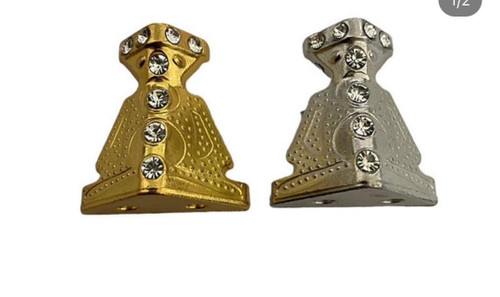 پایه سربی نگین دار 3 سانت بسته 100 عددی وارداتی