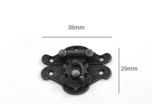 قفل قلبی سربی 38 * 29 میل بسته 100 عددی زردقلم