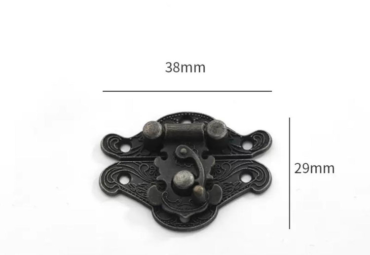 قفل قلبی سربی 38 * 29 میل بسته 100 عددی زردقلم