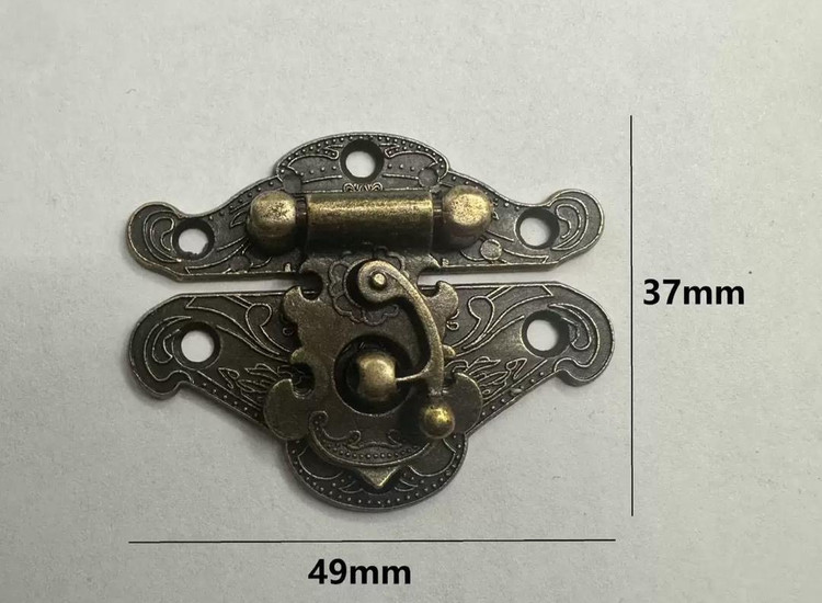 چفت طرح سنتی 37 * 49 میل بسته 100 عددی تیره