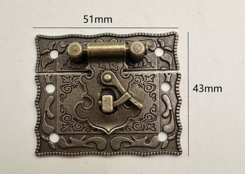قفل مستطیلی سربی 51 * 43 میل بسته 100 عددی خارجی