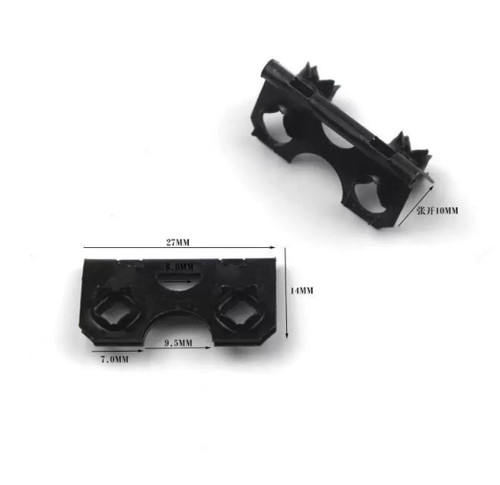 لولا قاب آهنی رنگ مشکی بسته 1000 عددی