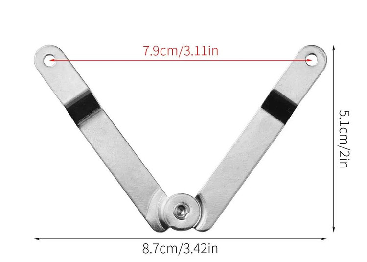 جک آهنی نقره ای بسته 100 عددی