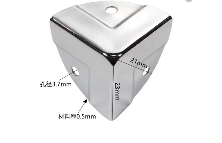 سه کنج آهنی 2 * 2 سانت بسته 100 عددی