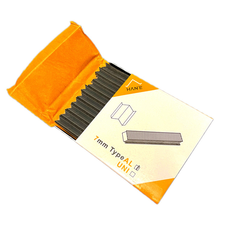 سوزن منگنه V شکل HAN'E سایز 7 میلی متری Type AL بسته 4000 عددی