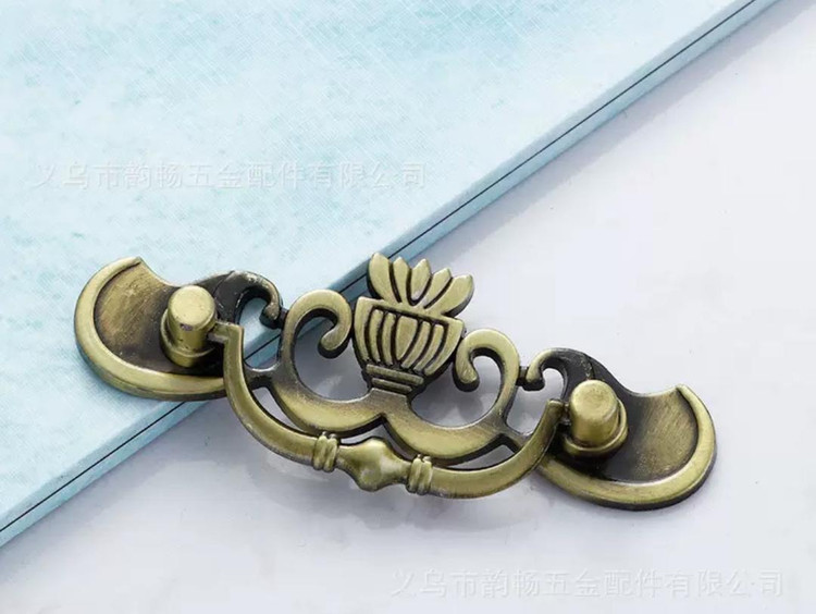 دستگیره کنسول فلزی آنتیک بسته 100 عددی