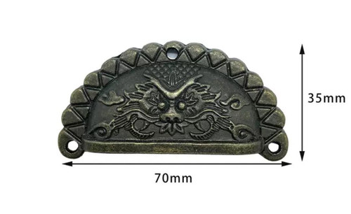 دستگیره کاسه طرح شیر فلزی بسته 100 عددی