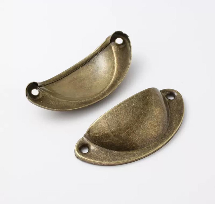 دستگیره بیضی فلزی زردقلم بسته 100 عددی