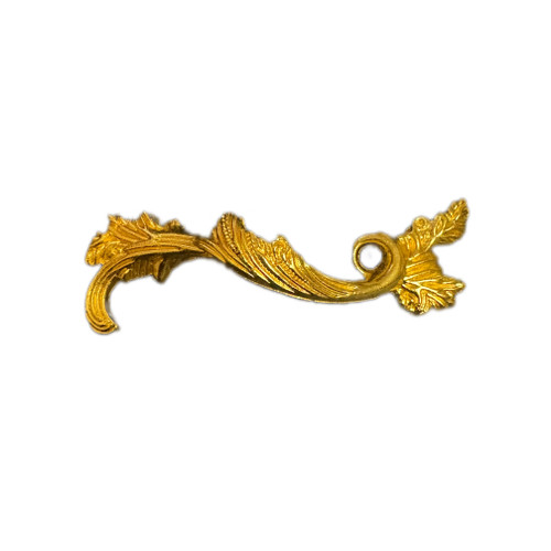 دستگیره برگی فلزی 8/5 سانت طلایی بسته 50 عددی وارداتی