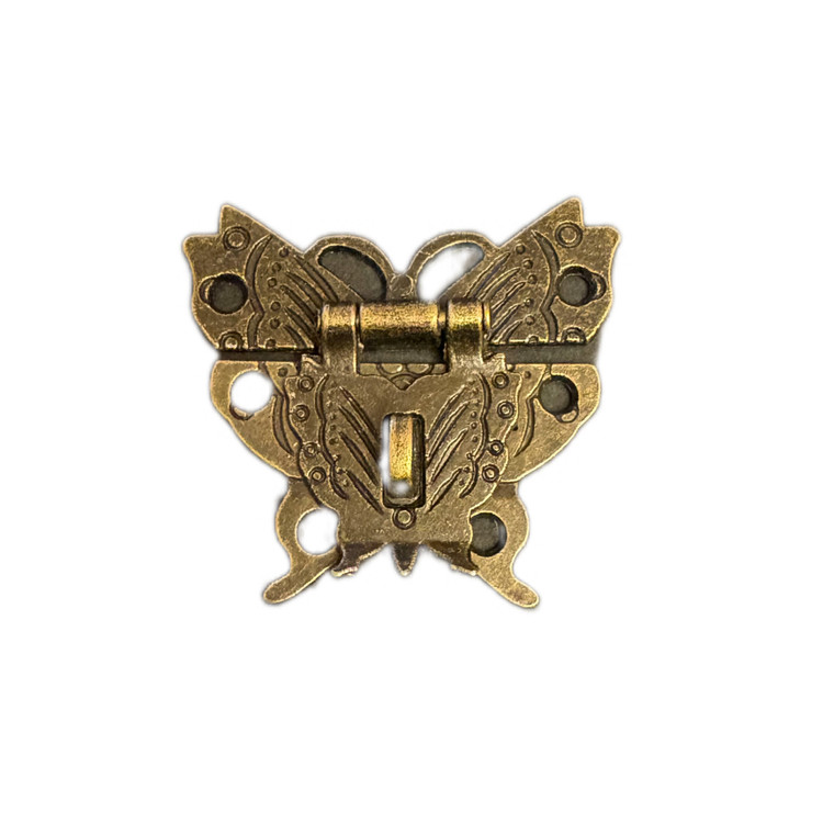 قفل پروانه فلزی زردقلم بسته 50 عددی وارداتی