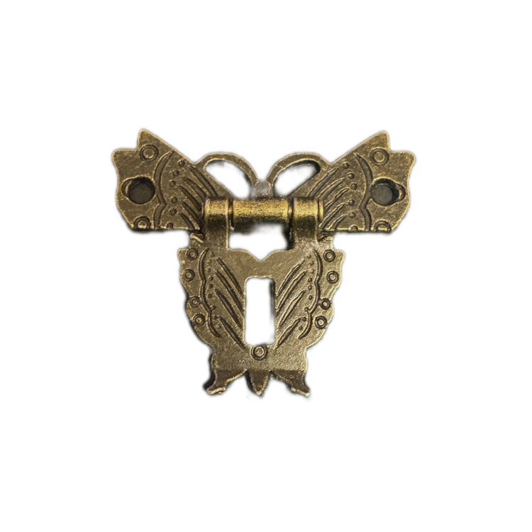 عمده فروشی قفل پروانه فلزی (چفت دکوراتیو طرح پروانه) خارجی