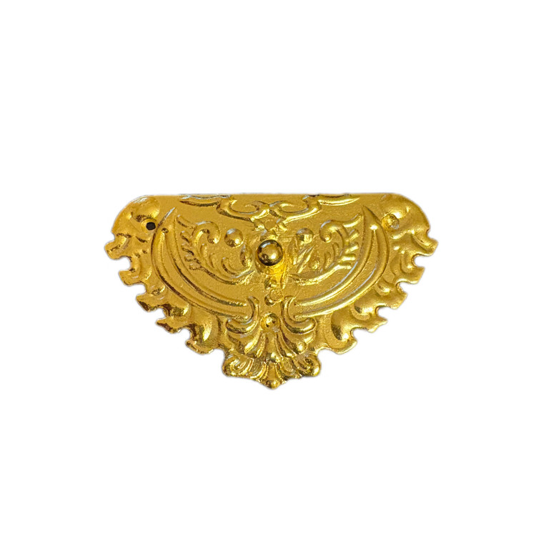 قفل قلبی فلزی طلایی بسته 50 عددی وارداتی