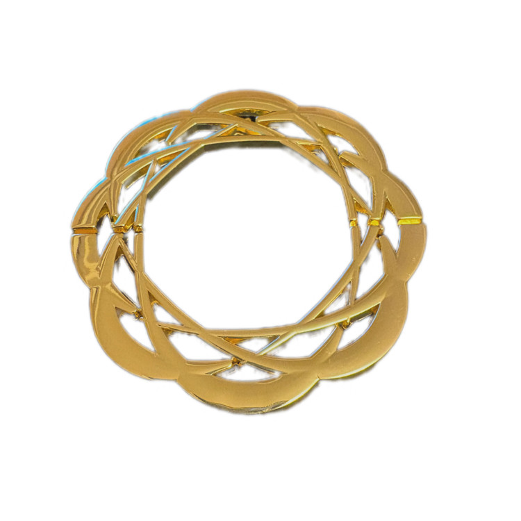 دستگیره دو تیکه فلزی 7 سانت طلایی بسته 50 عددی وارداتی