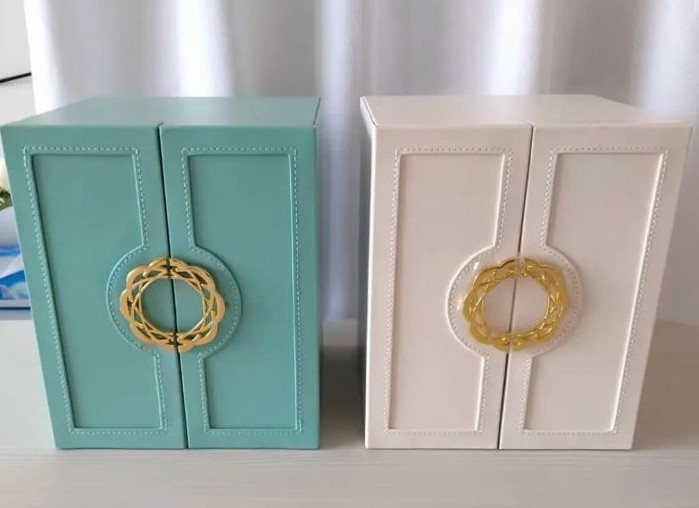 دستگیره دو تیکه فلزی 7 سانت طلایی بسته 50 عددی وارداتی