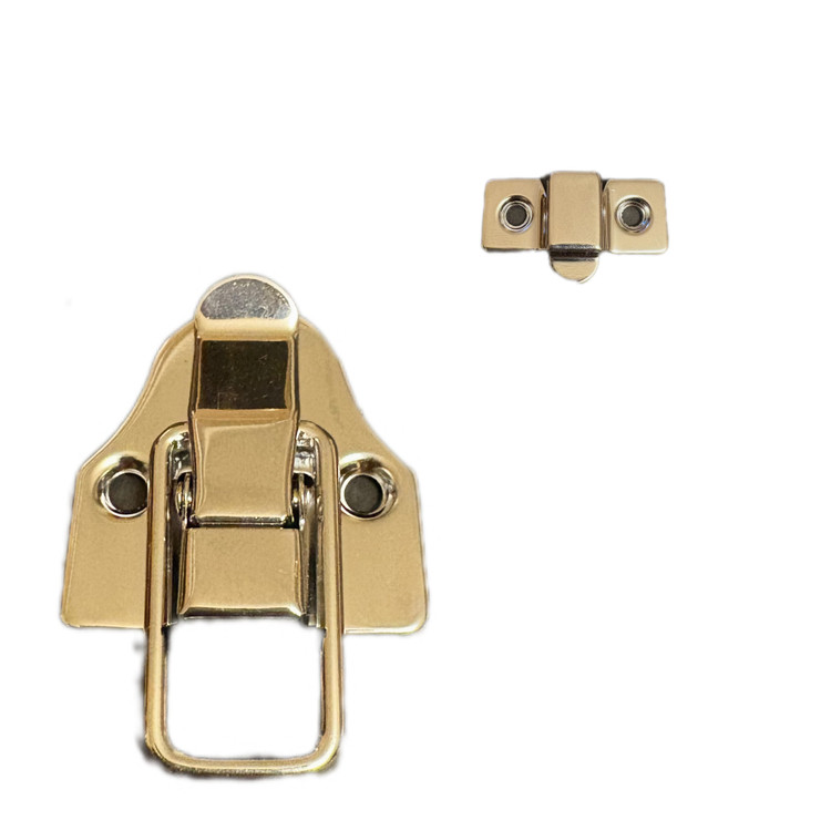 قفل مهماتی فلزی 4 * 6 سانت نقره ای بسته 100 عددی وارداتی