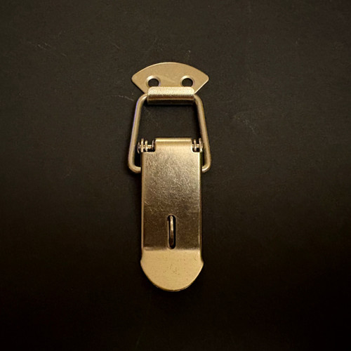 قفل مهماتی فلزی نقره ای وارداتی بسته 100 عددی