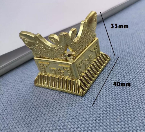 پایه طلایی پلاستیکی 33 * 40 میلی متر بسته 100 عددی وارداتی
