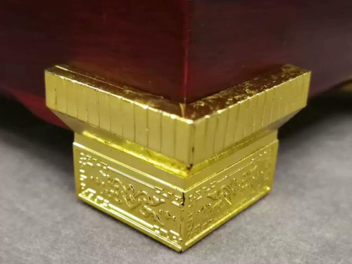 پایه طلایی پلاستیکی 5 سانت بسته 100 عددی وارداتی