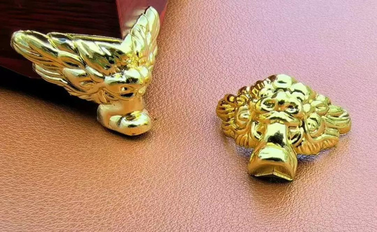 پایه شیر پلاستیکی طلایی بسته 100 عددی وارداتی