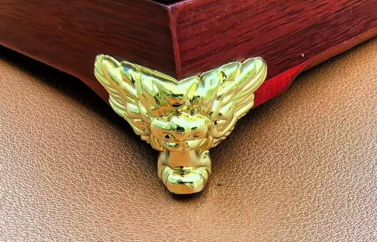 پایه شیر پلاستیکی طلایی بسته 100 عددی وارداتی