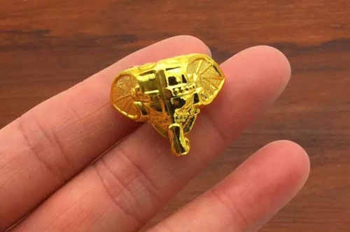 پایه فیل پلاستیکی طلایی بسته 100 عددی وارداتی