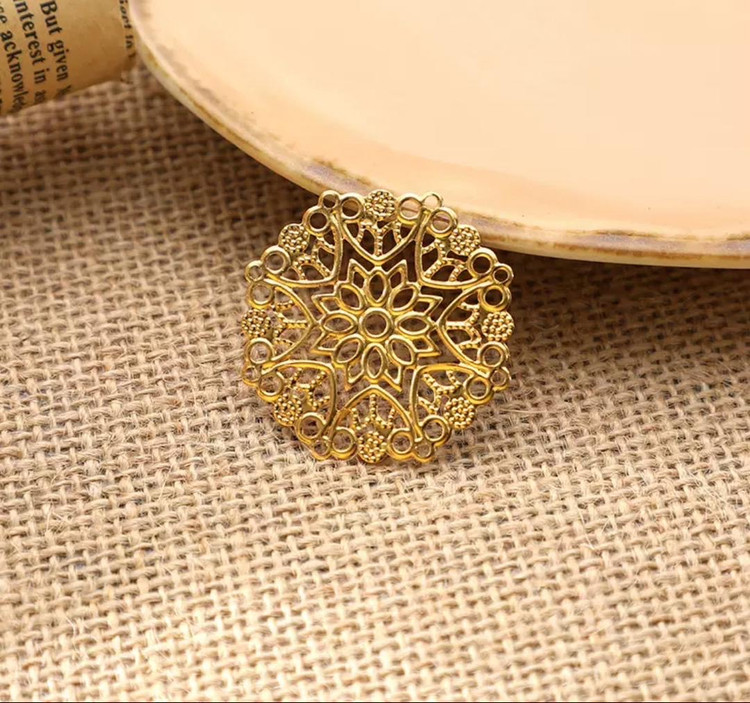 توری تزئینی فلزی 3 سانت بسته 100 عددی وارداتی