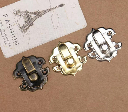 قفل ناخنی گنبدی (چفت طرح محراب) فلزی 30 * 30 میل بسته 500 عددی وارداتی