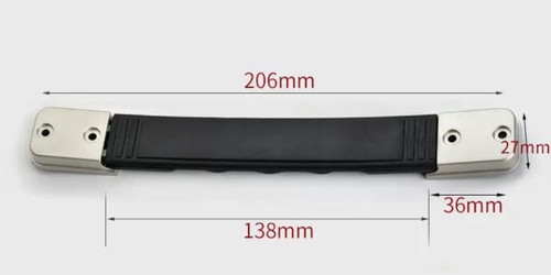 دستگیره مکس 3 * 19 سانت مشکی پایه پلاستیکی بسته 100 عددی وارداتی