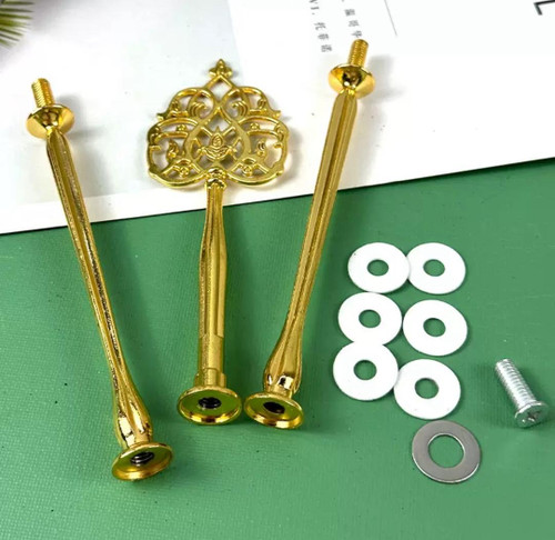 هولدر شیرینی خوری سربی طرح جام طلایی بسته 20 عددی وارداتی