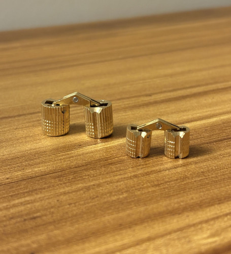 لولا مخفی جعبه تزئینی چوبی برنجی بسته 20 عددی وارداتی