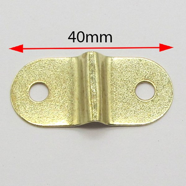بست دو پیچ فلزی مدل پل رنگ طلایی خارجی